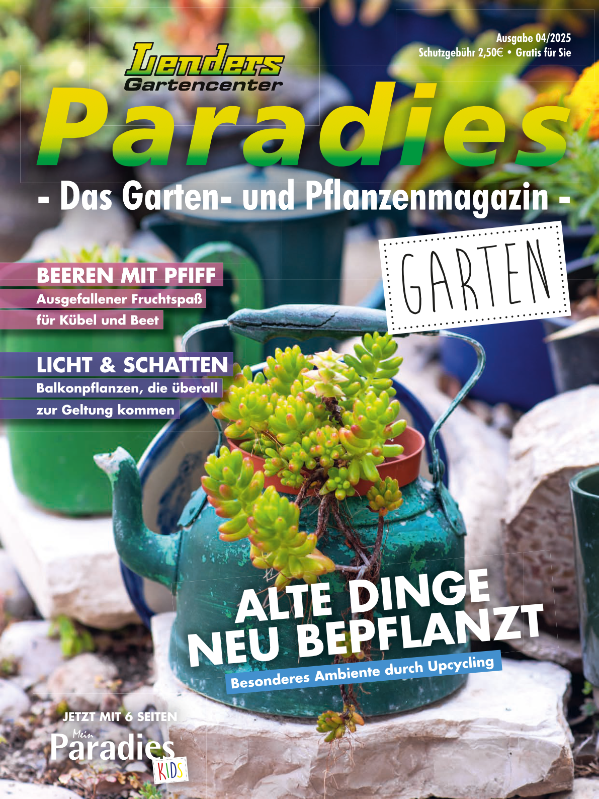 Lenders Paradies, Titelseite der aktuellen Ausgabe