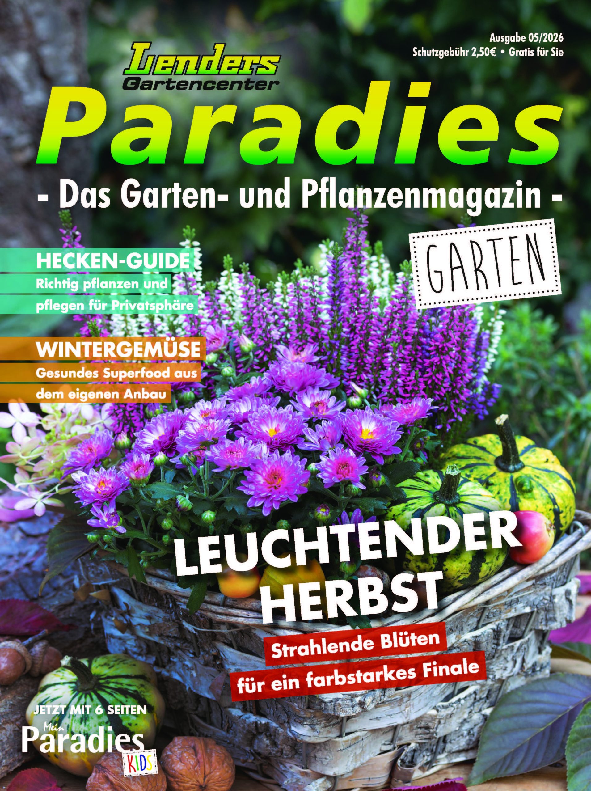 Lenders Paradies, Titelseite der aktuellen Ausgabe